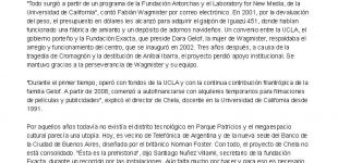 El Desarrollo de un Centro de Experimentación Artística – Natalia Blanc